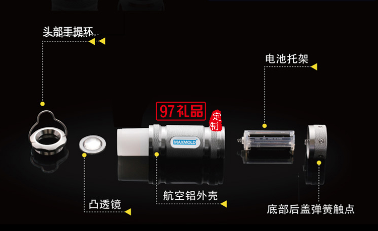 迷你手電筒 便攜露營(yíng)燈  新款紀(jì)念禮品 中國(guó)民生銀行定制案例