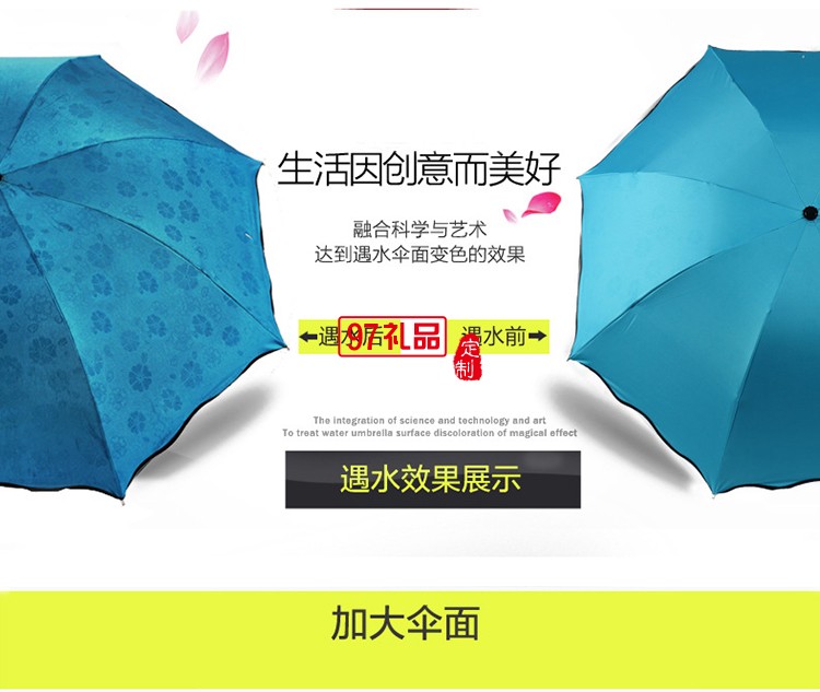 折疊雨傘_防水防紫外線晴雨兩用_永和豆?jié){定制折疊式雨傘