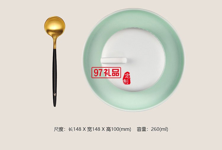 農(nóng)業(yè)銀行定制案例  食 · 器 品盅 一盅一碟一湯匙 