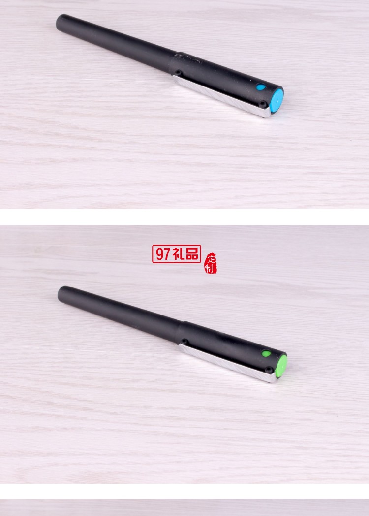 新款辦公簽字筆 磨砂噴膠水筆 廣告禮品中性筆 可定制LOGO