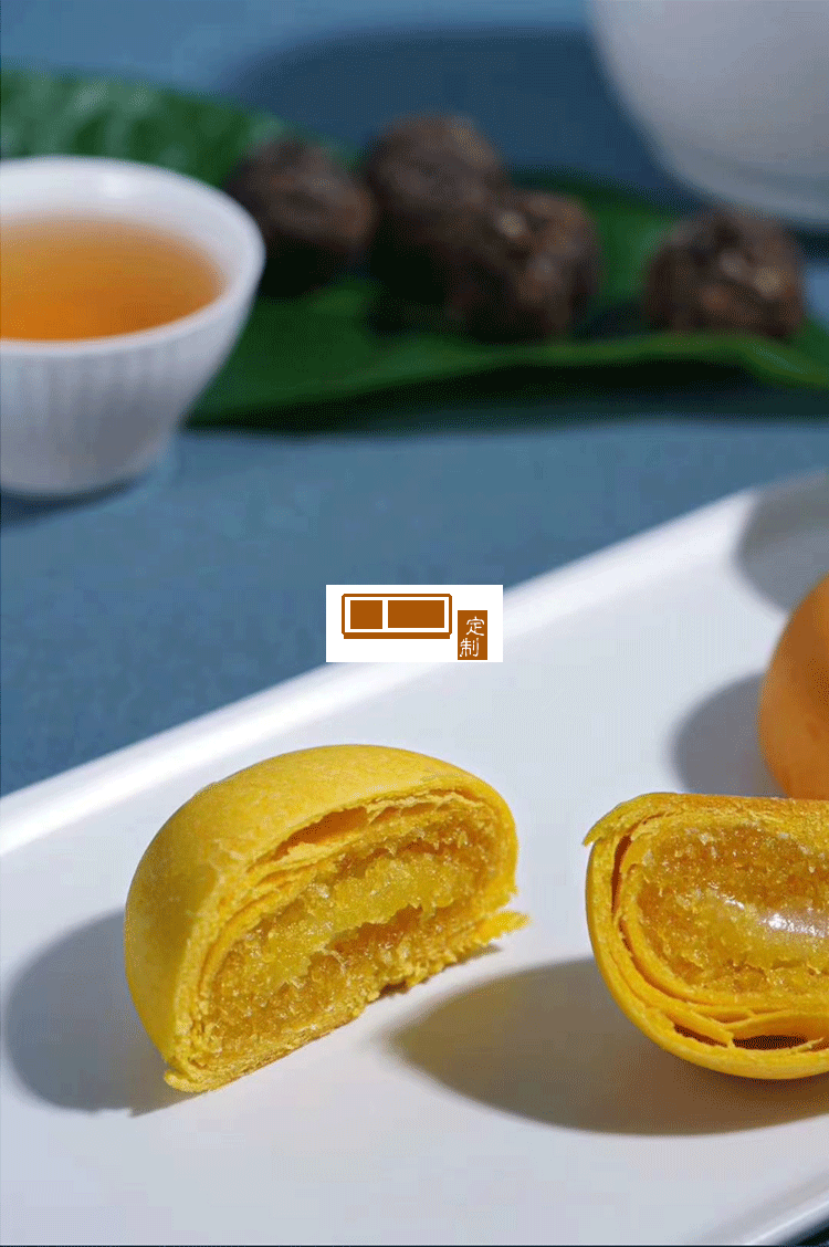 中秋禮品創(chuàng)意擺件踏月歸茶具套裝帶茶葉罐