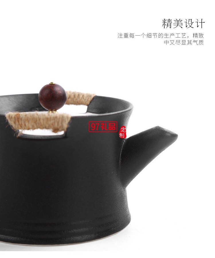 日式旅行茶具一壺二杯功夫茶具套裝便攜式定制logo