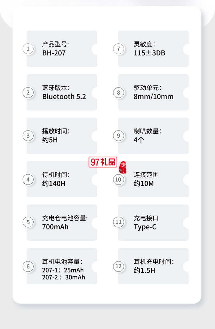 新款無(wú)線藍(lán)牙耳機(jī) TWS入耳式立體聲降噪